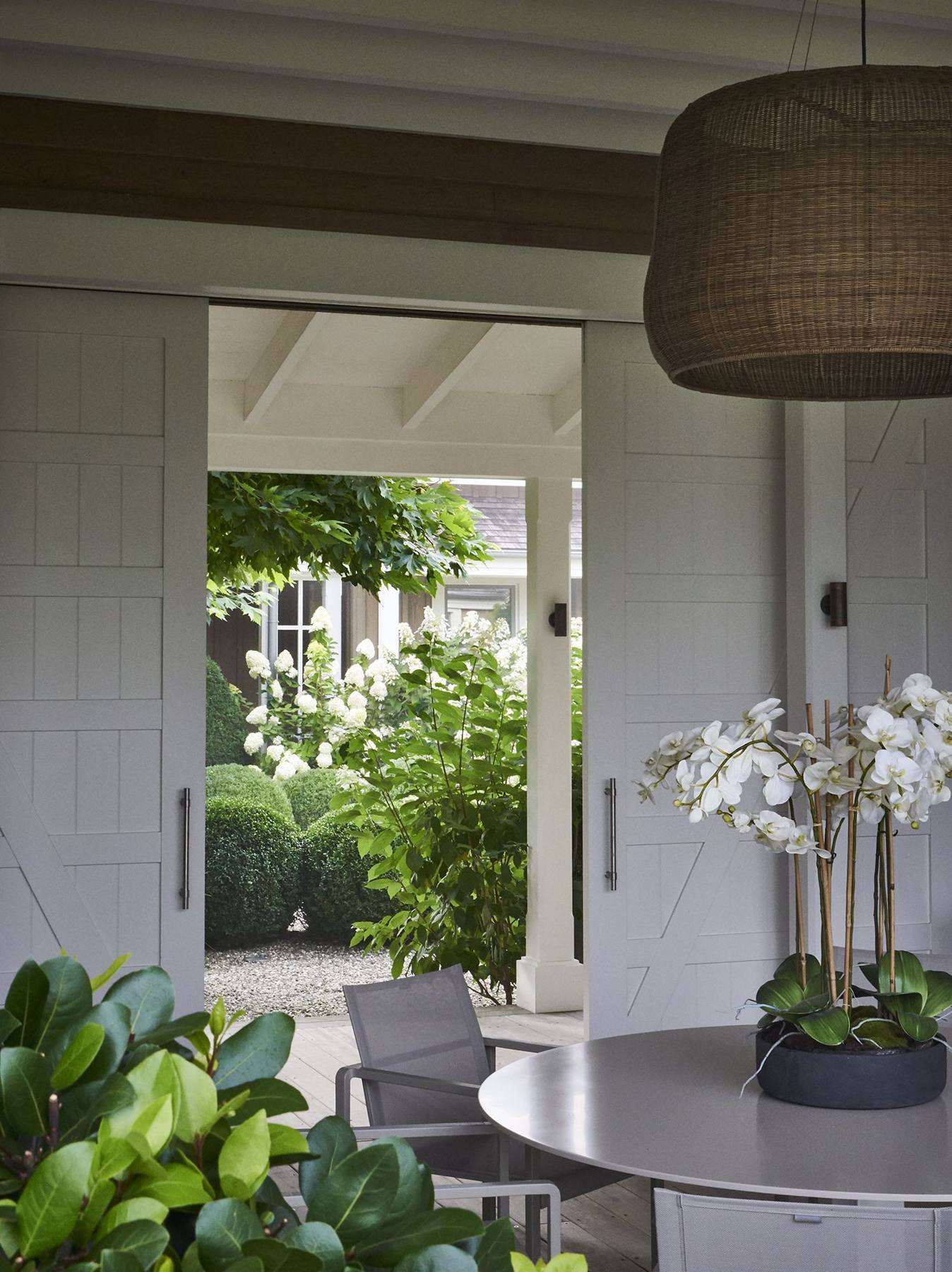 Hawke's Bay Rural House entry with orchids